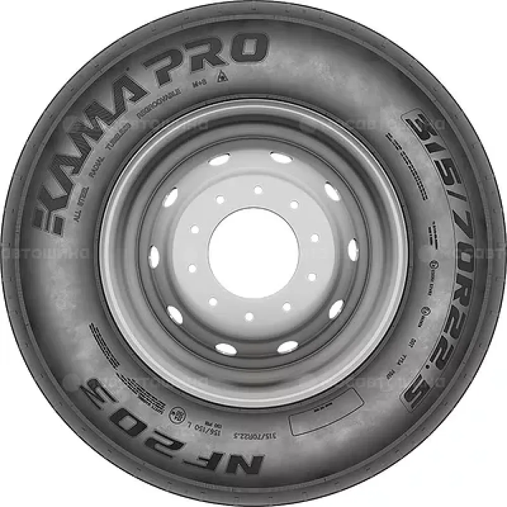 Кама NF 203 PRO 385/55 R22,5 160K (Рулевая ось)