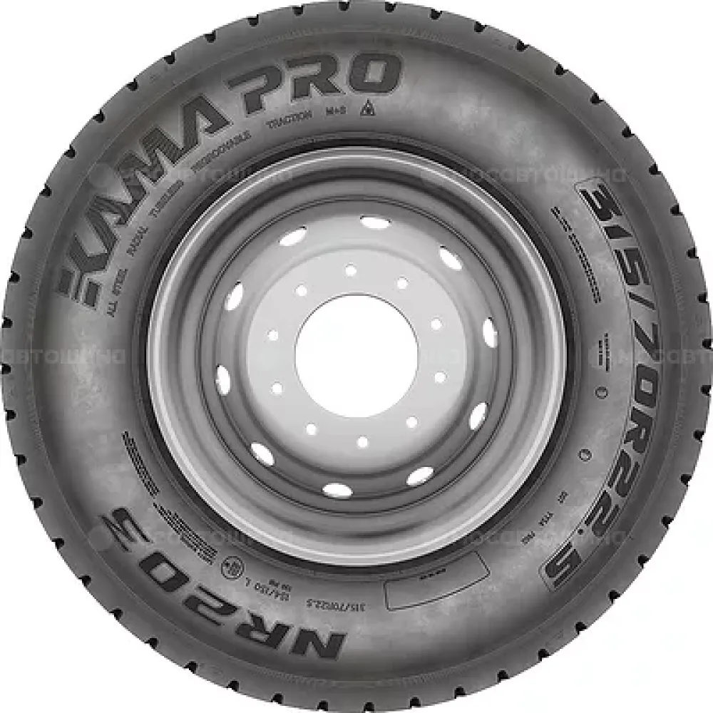 Кама NR 203 PRO 315/80 R22,5 156/150L 3PMSF (Ведущая ось)