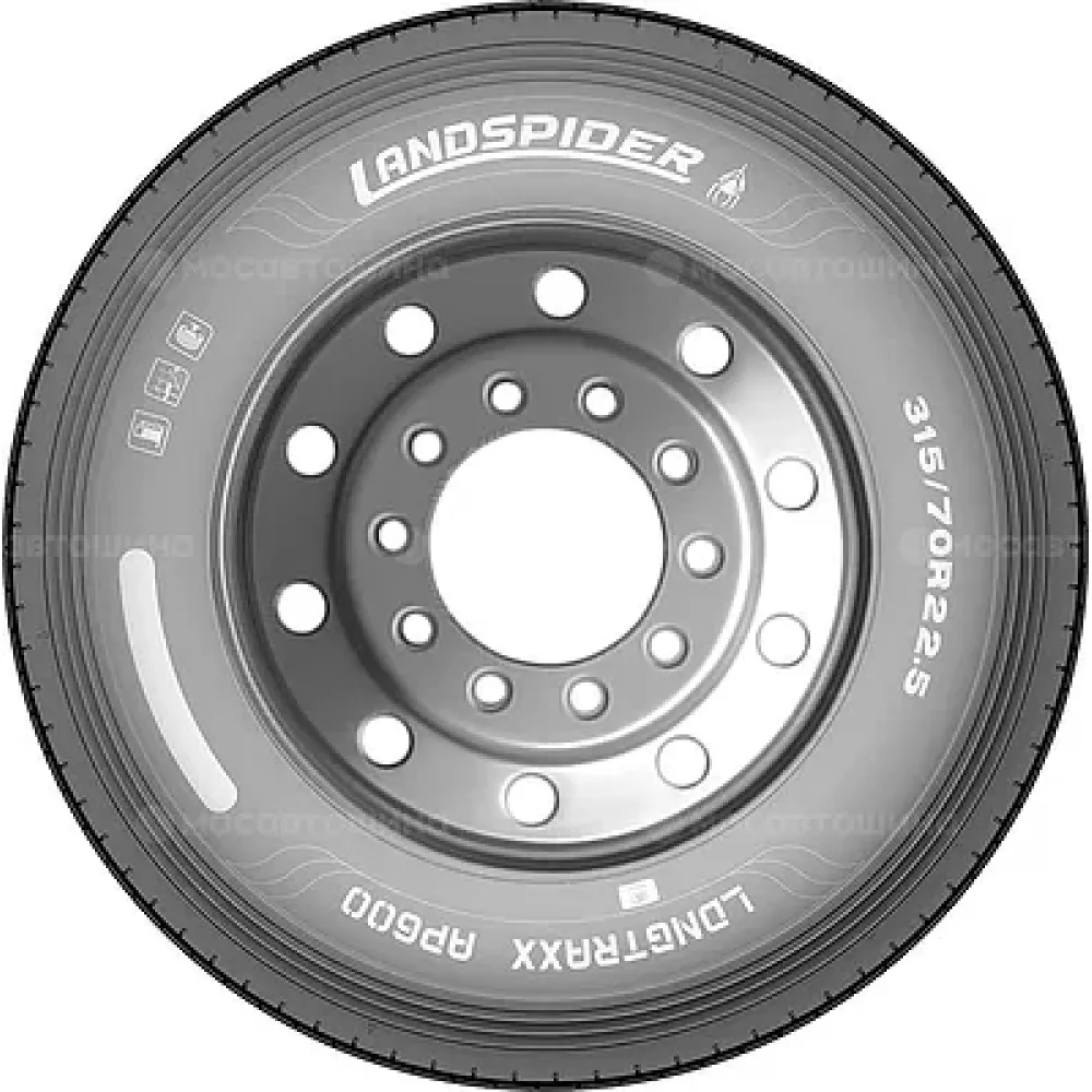 Landspider Longtraxx AP600 295/80 R22,5 154/149M PR18 M+S 3PMSF (Универсальные)